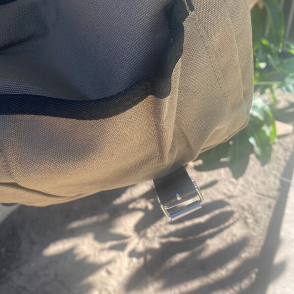 Sierra Club Tan Canvas Messenger Bag Crossbody with Adjustable Strap - Picture 9 of 14